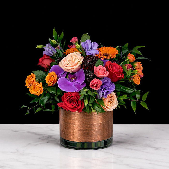 Vivid Sunset Bouquet - Deluxe