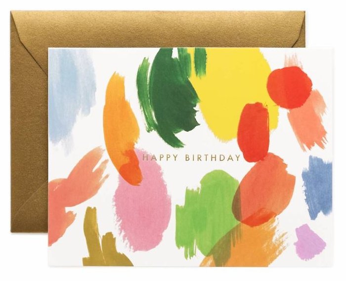 Palette Birthday Card