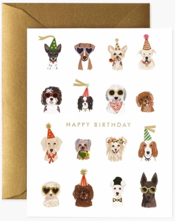 Party Pups Birthday Card