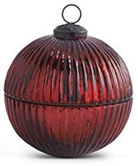 Large Ornament Candle, Winter Wood