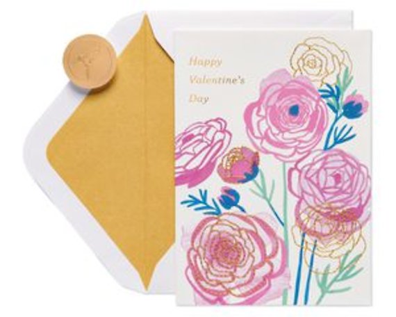 Stitched Flowers Card