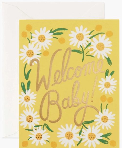 Daisy Baby Card