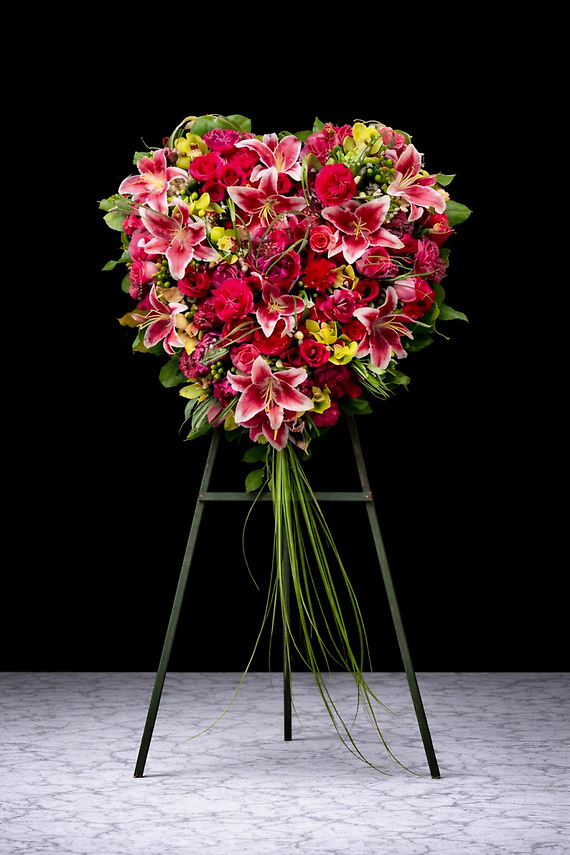 Heart of Lilies Wreath